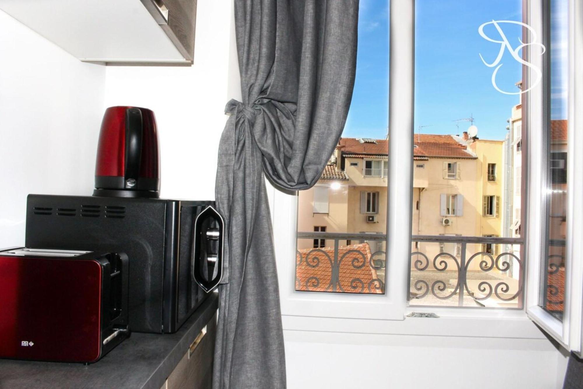 Beautiful Studio Cannes Center Bagian luar foto