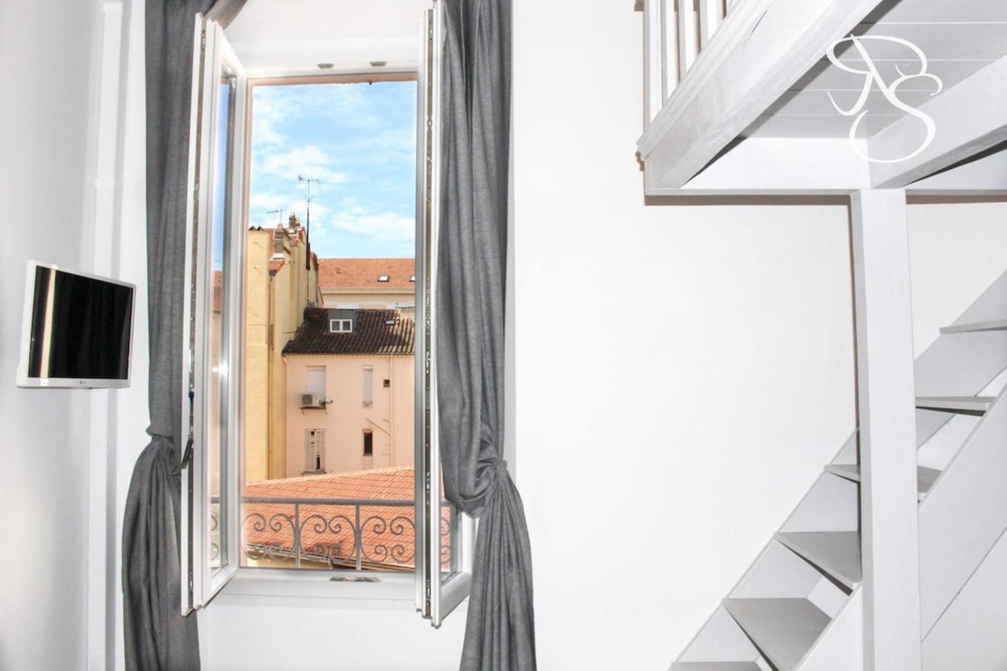 Beautiful Studio Cannes Center Bagian luar foto